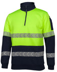 JB's Wear Hi Vis ½ Zip Segmented Tape Fleece (6HZS)