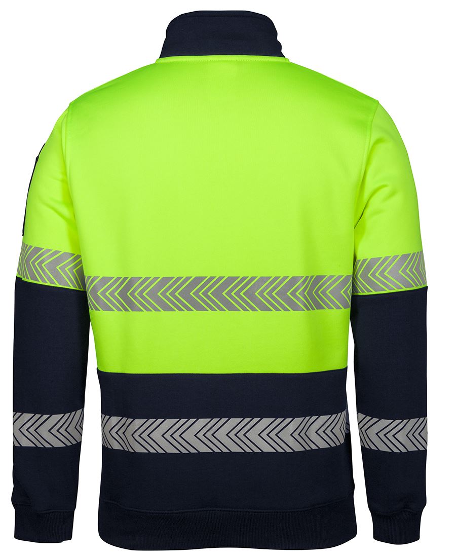 JB&#39;s Wear Hi Vis ½ Zip Segmented Tape Fleece (6HZS)