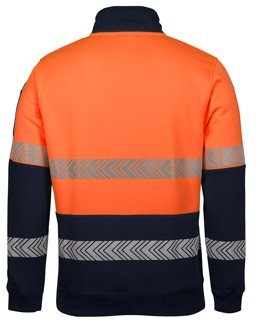 JB&#39;s Wear Hi Vis ½ Zip Segmented Tape Fleece (6HZS)