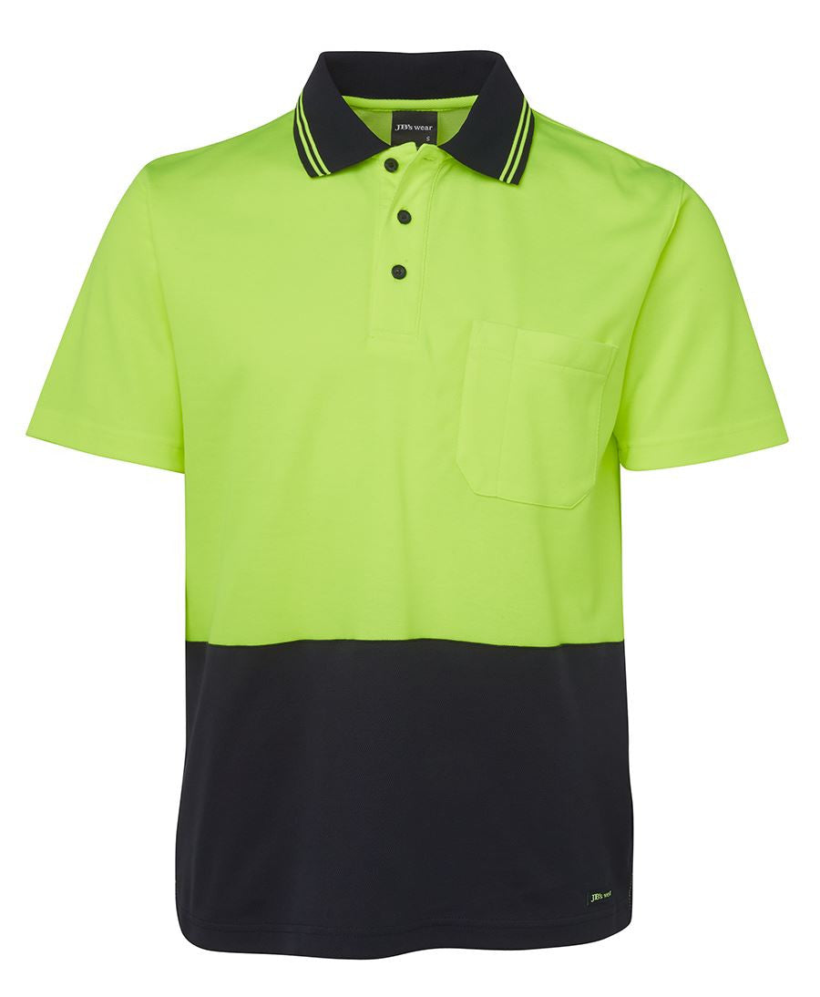 JB&#39;s Wear Hi Vis Non Cuff S/S Cotton Back (6NCCS)