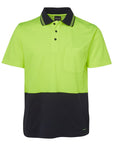 JB's Wear Hi Vis Non Cuff S/S Cotton Back (6NCCS)