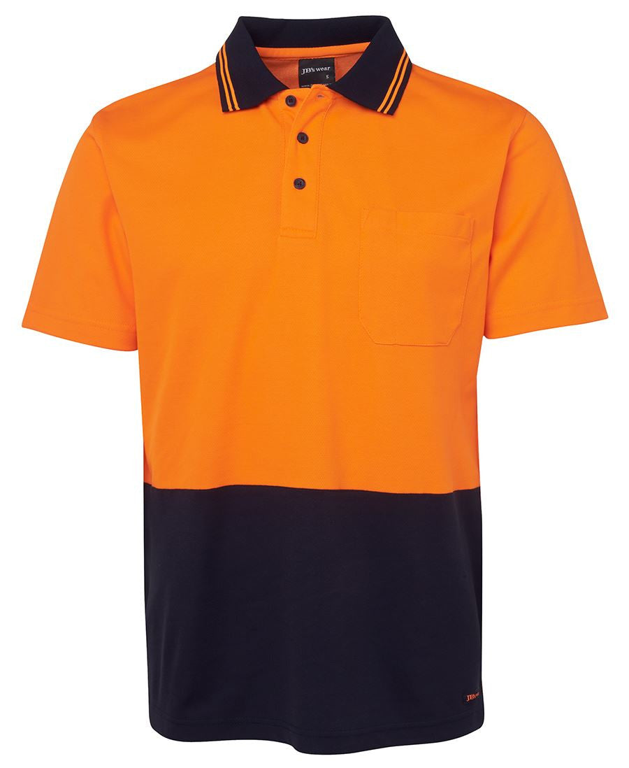 JB&#39;s Wear Hi Vis Non Cuff S/S Cotton Back (6NCCS)