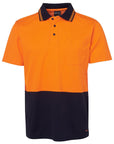 JB's Wear Hi Vis Non Cuff S/S Cotton Back (6NCCS)