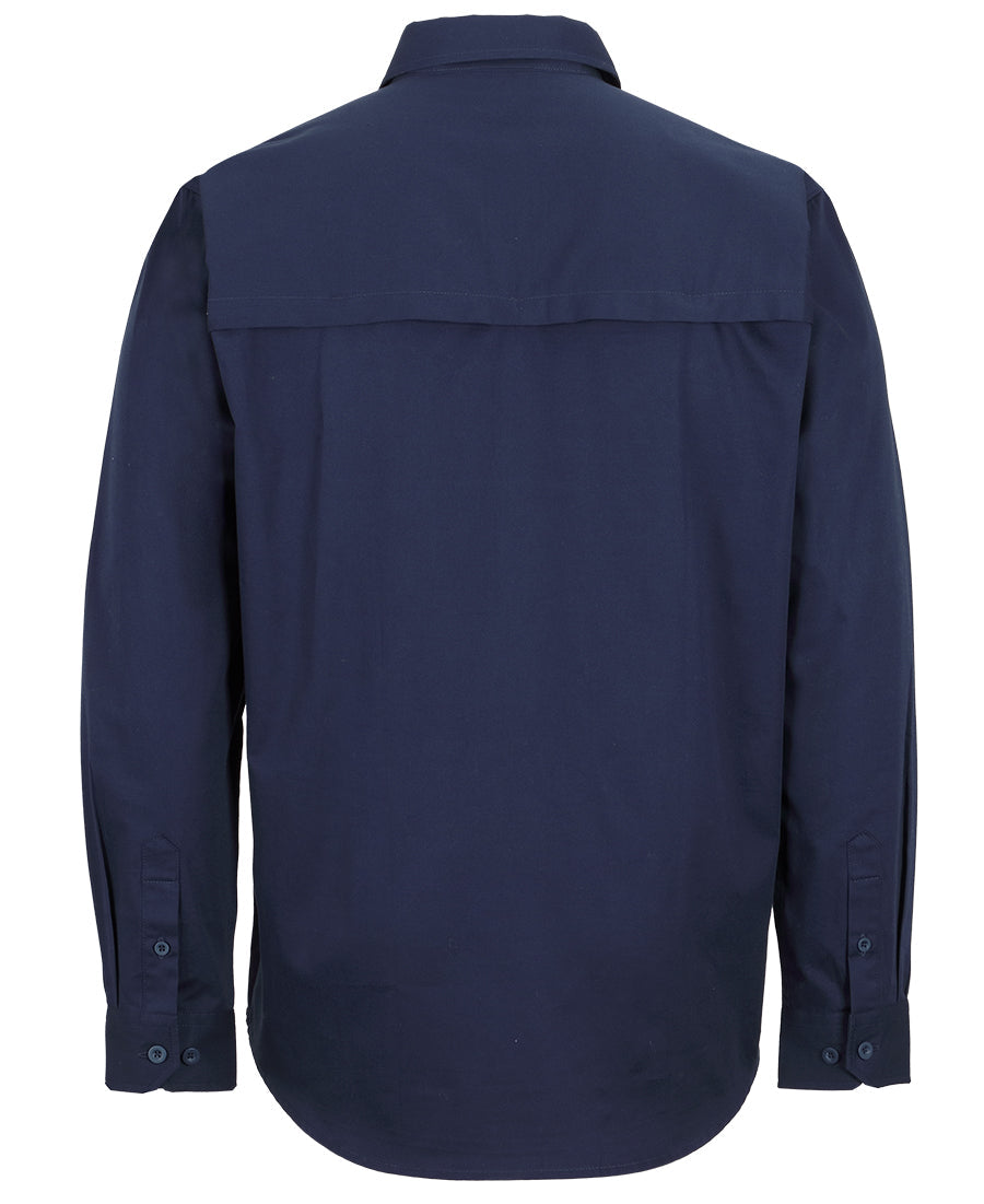 JB's Wear Hi Vis Close Front L/S 150G Work Shirt (6WLCF)