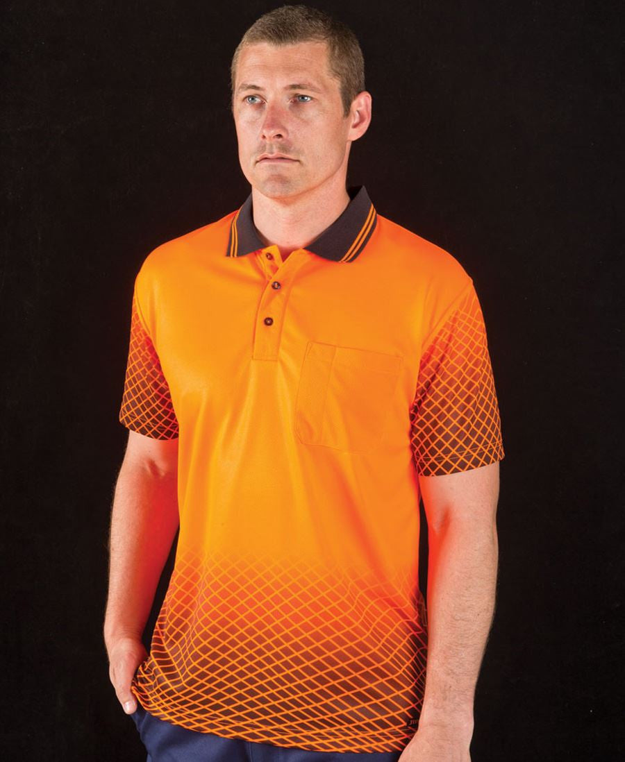 JB&#39;s Wear Hi Vis Net Sub Polo (6HVNS)