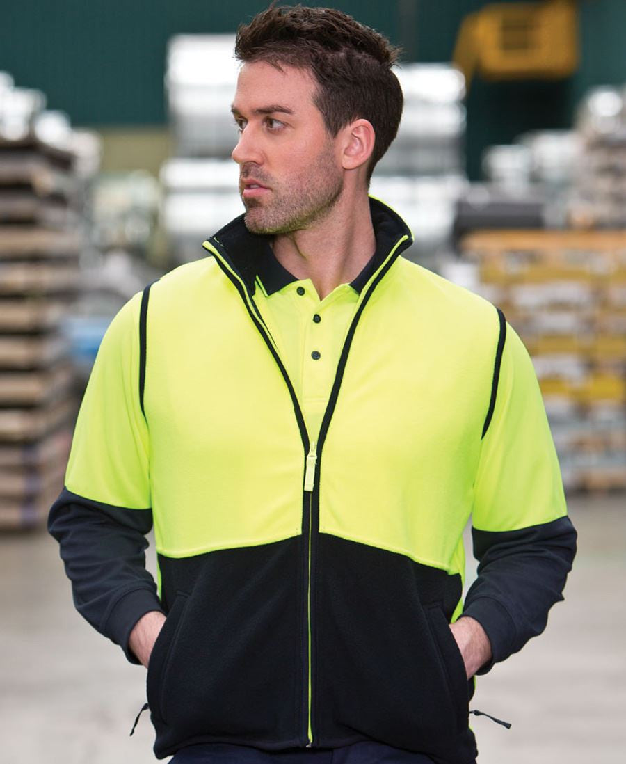 JB&#39;s Wear Hi Vis Polar Vest - Adults (6HVPV)