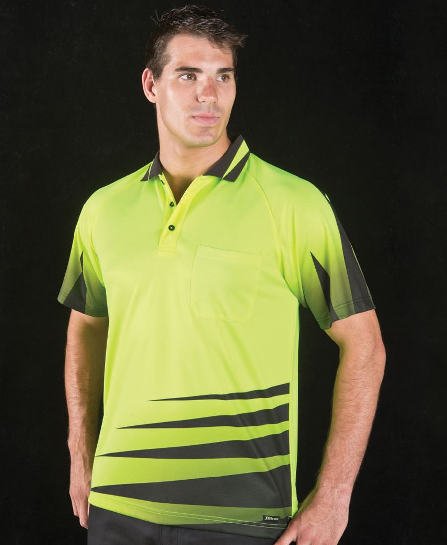 JB&#39;s Wear Hi Vis Rippa Sub Polo (6HVRS)
