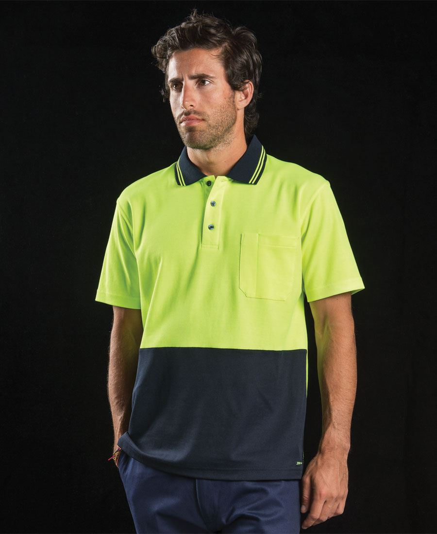 JB&#39;s Wear Hi Vis Non Cuff S/S Cotton Back (6NCCS)
