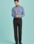 Biz Corporate Mens One Pleat Pant Regular (70111R)