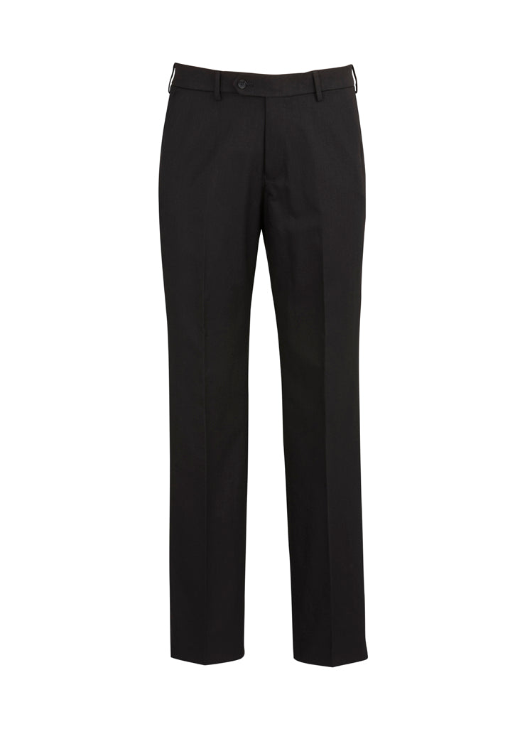 Biz Corporate Mens Flat Front Pant Stout (70112S)