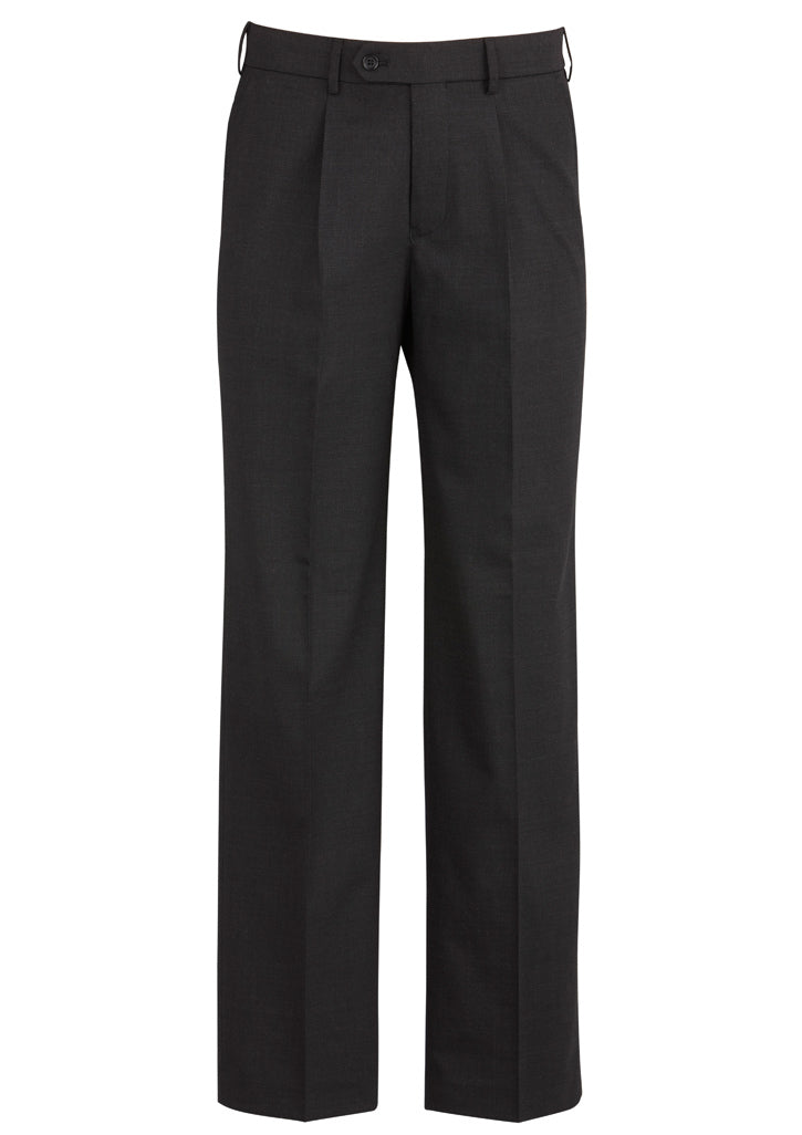 Biz Corporate Mens One Pleat Pant Regular (74011R)- Clearance