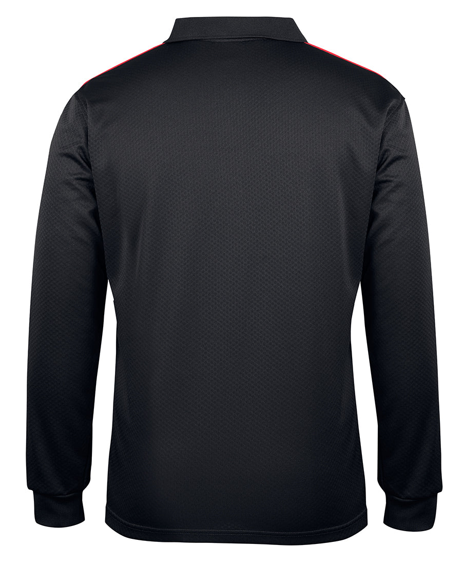 JB's Wear Adult Podium L/S Cool Polo (7CLP)