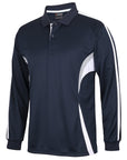 JB's Wear Adult Podium L/S Cool Polo (7CLP)