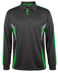 JB's Wear Adult Podium L/S Cool Polo (7CLP)