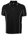 JB's Wear Adults Podium Short Sleeve Piping Polo 2nd (7PIP)