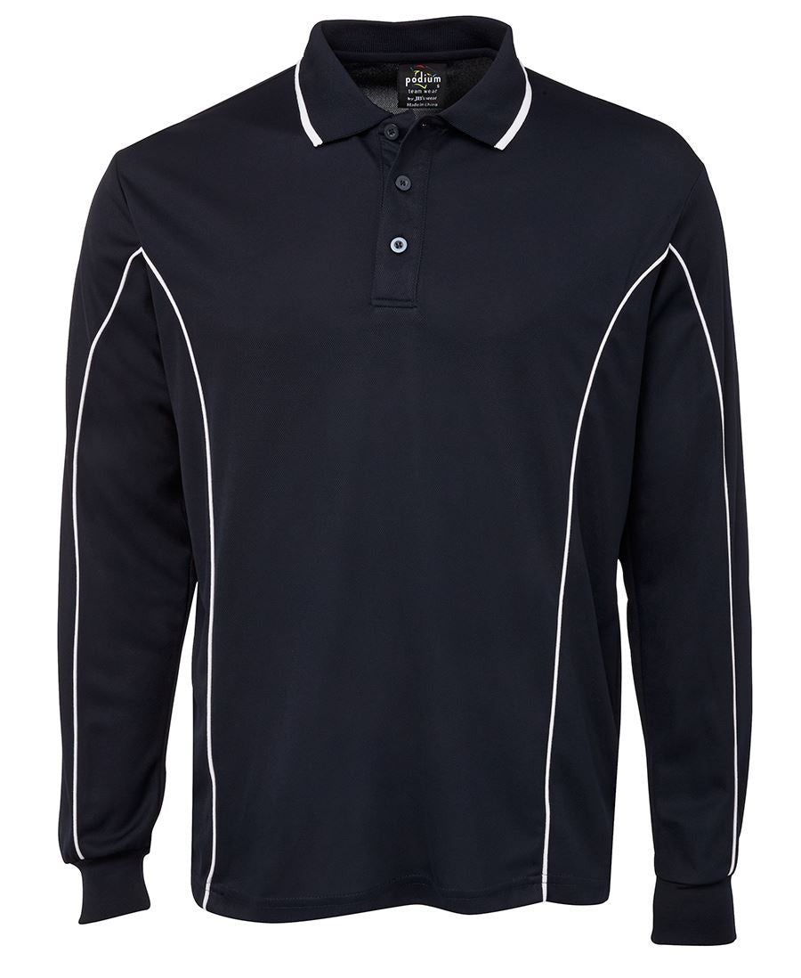 JB&#39;s Wear Podium Long Sleeve Piping Polo (7PIPL)