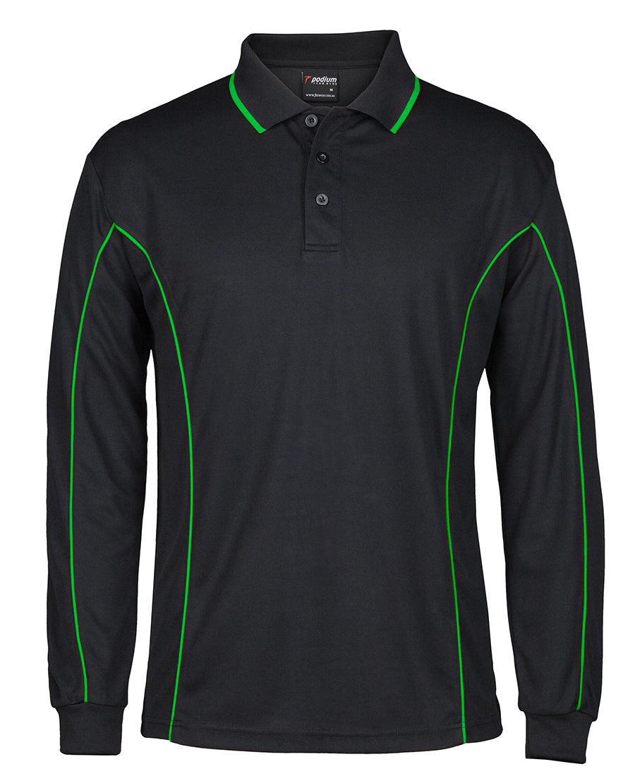 JB's Wear Podium Long Sleeve Piping Polo (7PIPL)