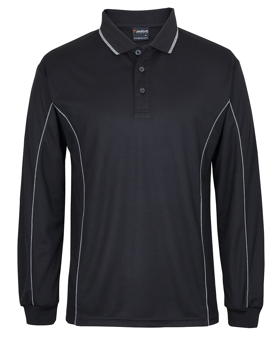 JB's Wear Podium Long Sleeve Piping Polo (7PIPL)