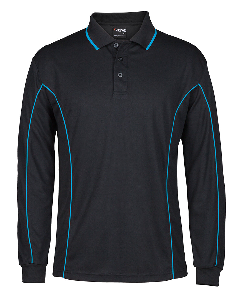 JB's Wear Podium Long Sleeve Piping Polo (7PIPL)