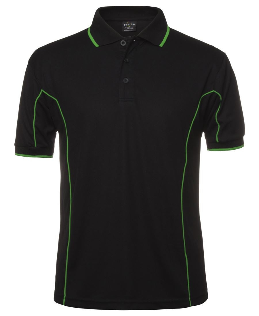 JB&#39;s Wear Adults Podium Short Sleeve Piping Polo 2nd (7PIP)