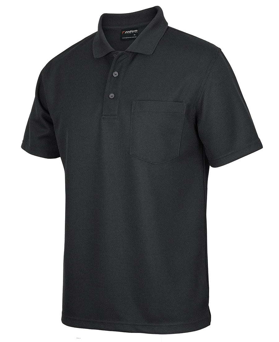 JB's Wear Adults Podium Waffle Pocket Polo (7WPP)