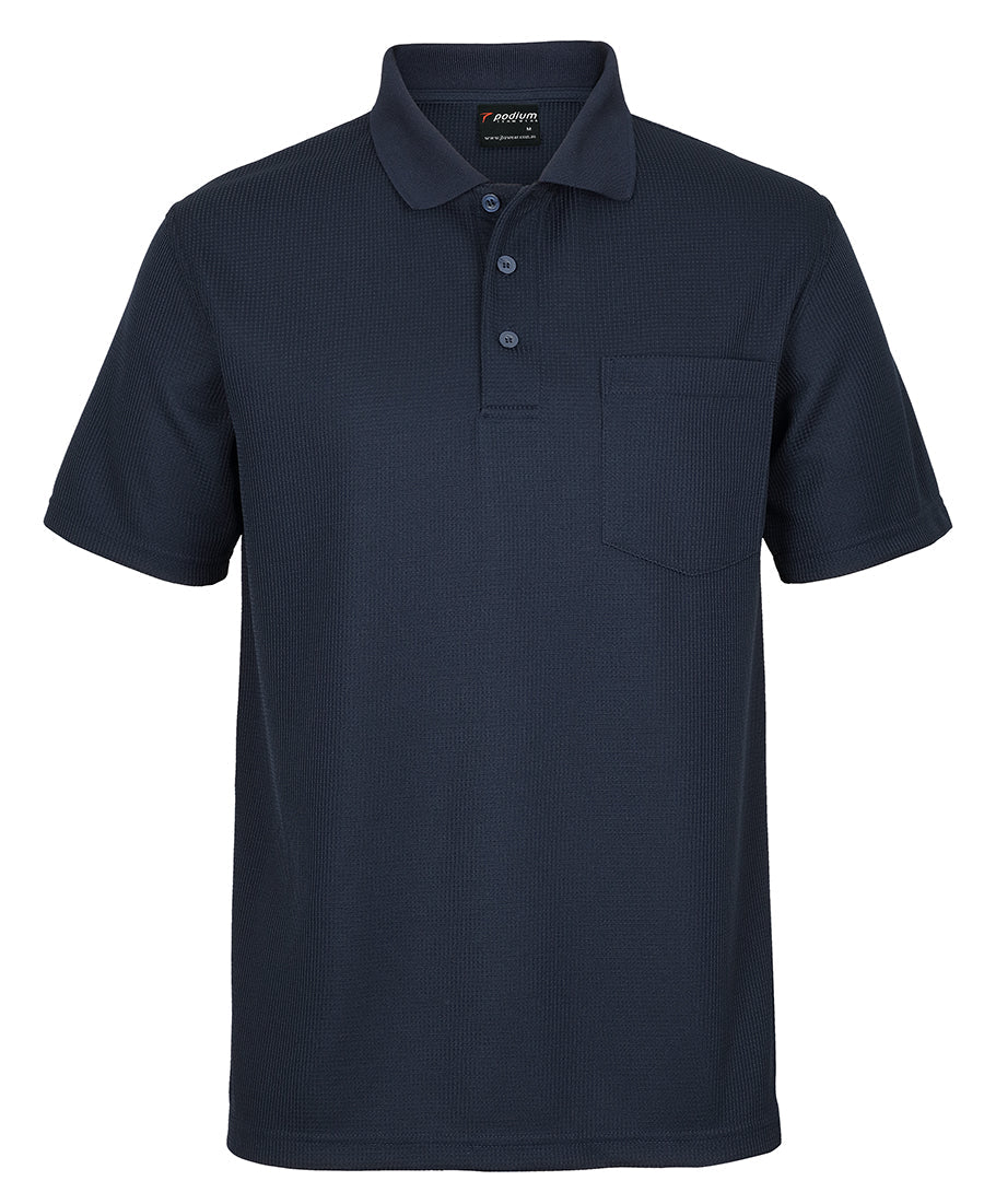 JB&#39;s Wear Adults Podium Waffle Pocket Polo (7WPP)
