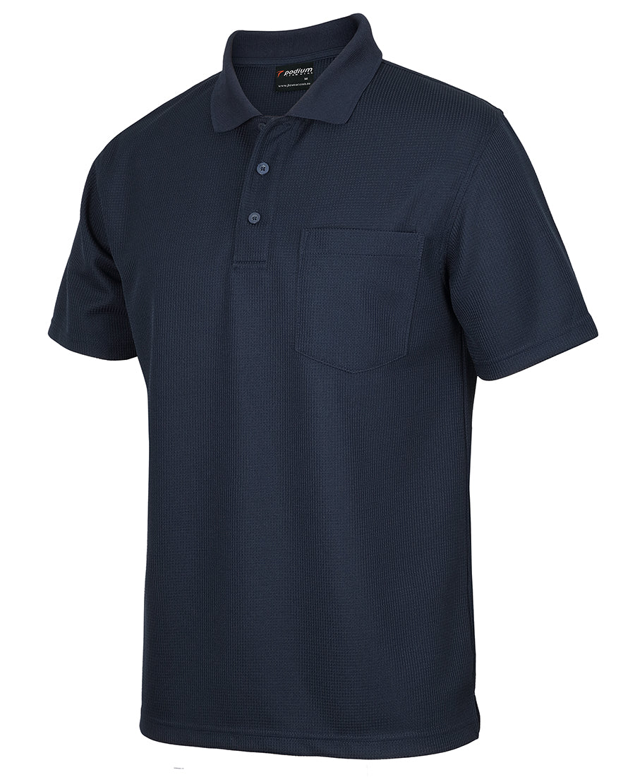 JB&#39;s Wear Adults Podium Waffle Pocket Polo (7WPP)
