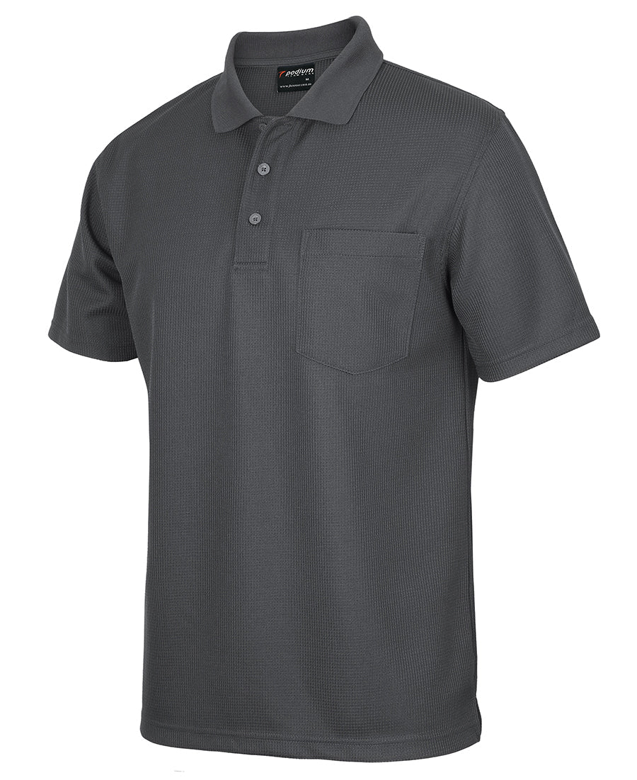JB&#39;s Wear Adults Podium Waffle Pocket Polo (7WPP)