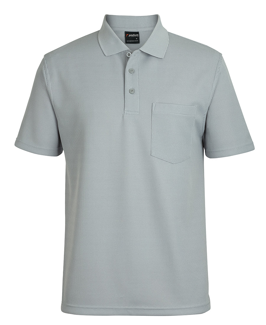 JB&#39;s Wear Adults Podium Waffle Pocket Polo (7WPP)