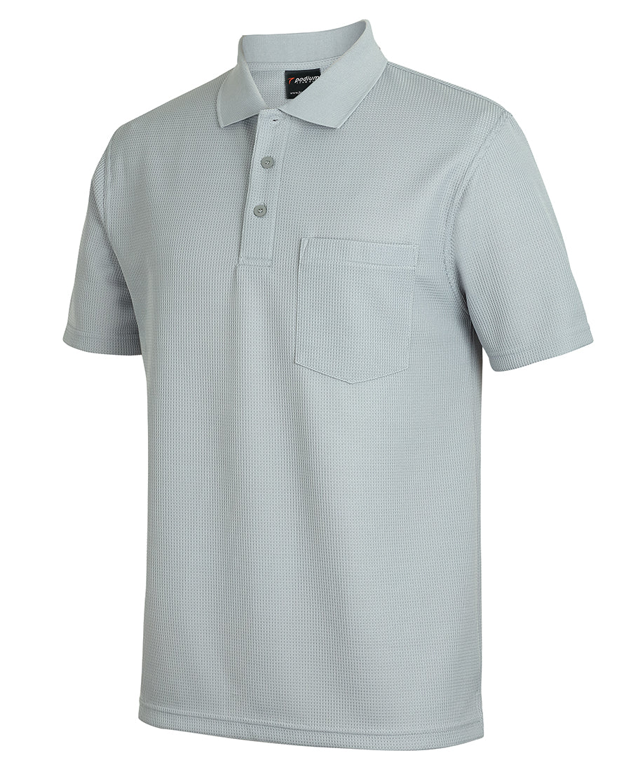 JB&#39;s Wear Adults Podium Waffle Pocket Polo (7WPP)
