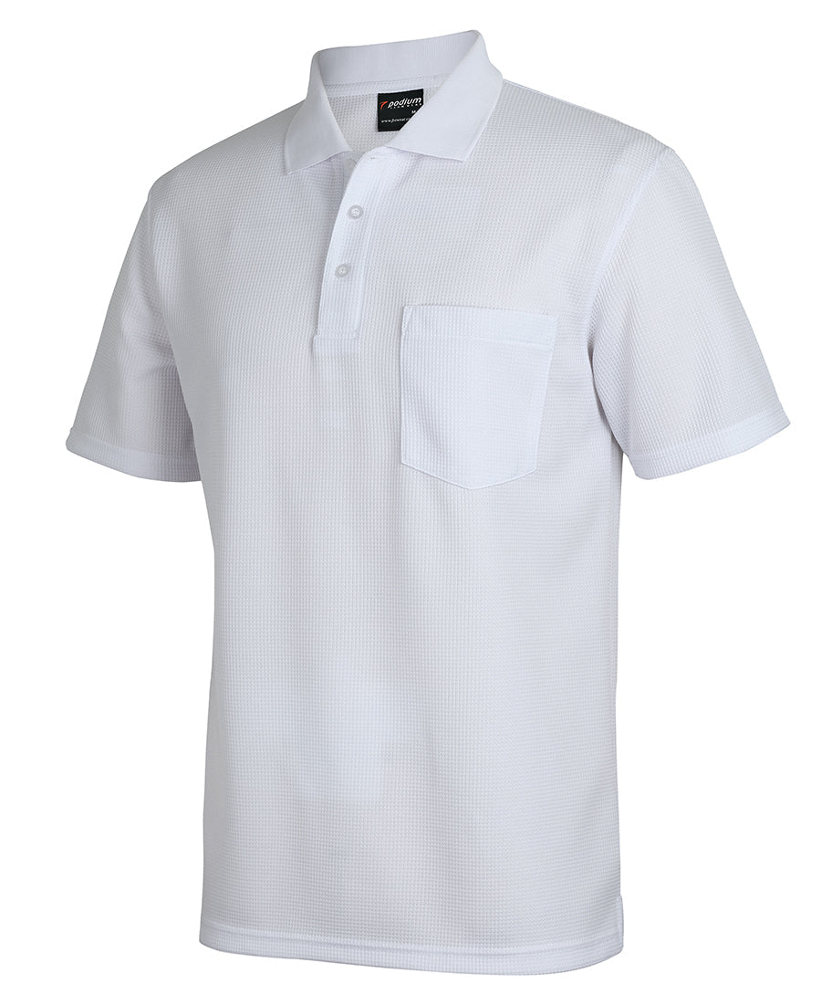 JB&#39;s Wear Adults Podium Waffle Pocket Polo (7WPP)