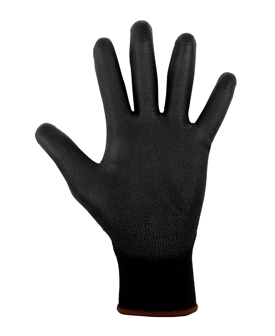 JB's Wear Black Light PU Glove 12 Pack (8R004)