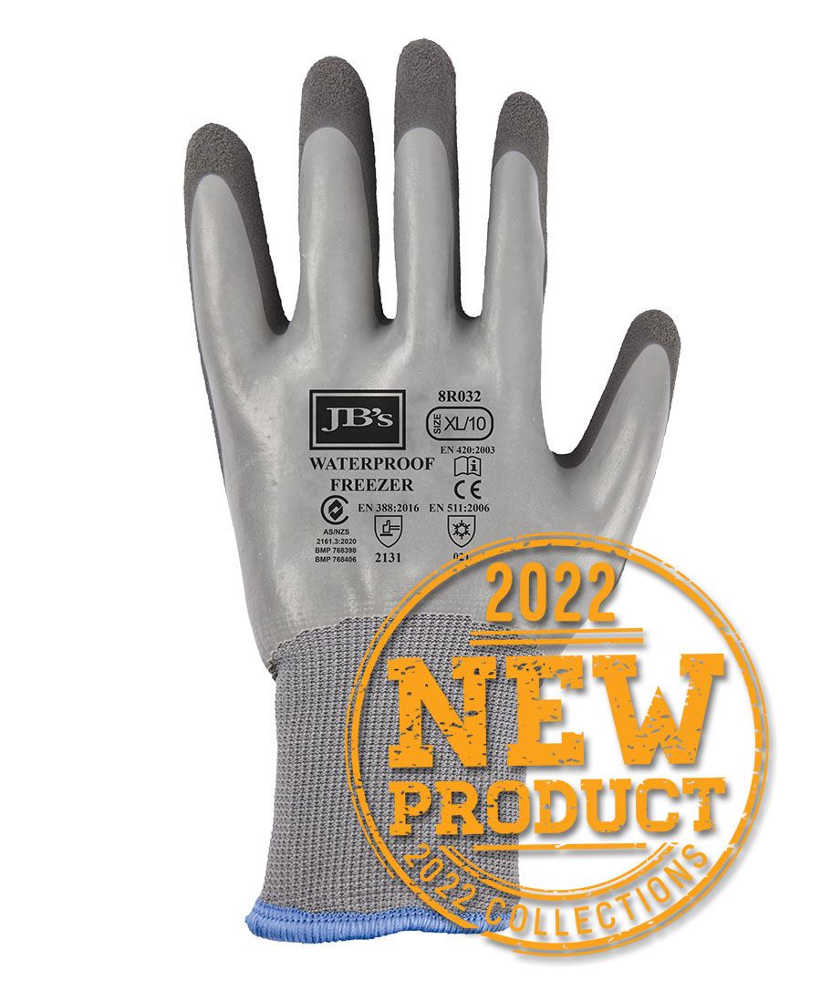 JB's Wear Waterproof Latex Coat Freezer Glove 5 Pack (8R032)