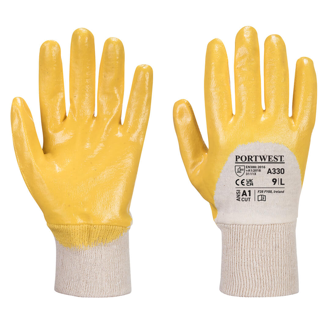 Portwest Nitrile Light Knitwrist (A330)