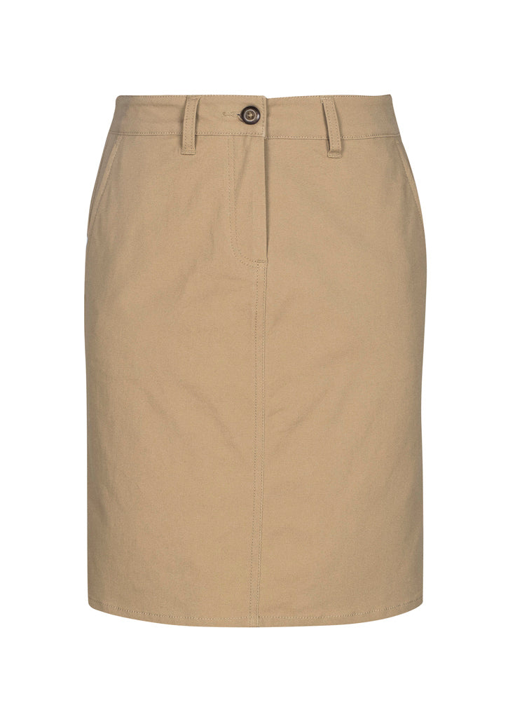 Biz Collection Ladies Lawson Chino Skirt (BS022L)