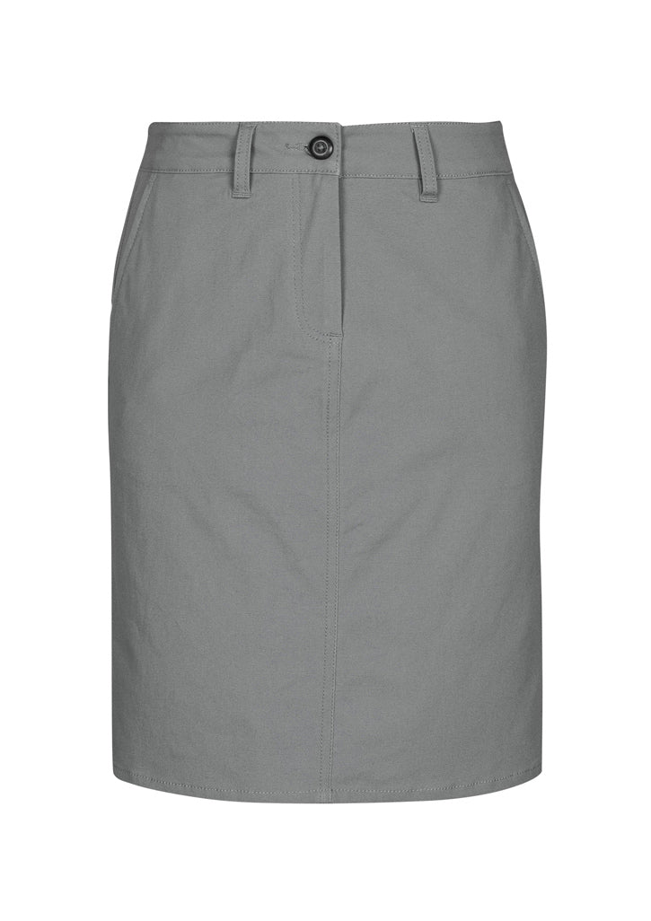 Biz Collection Ladies Lawson Chino Skirt (BS022L)