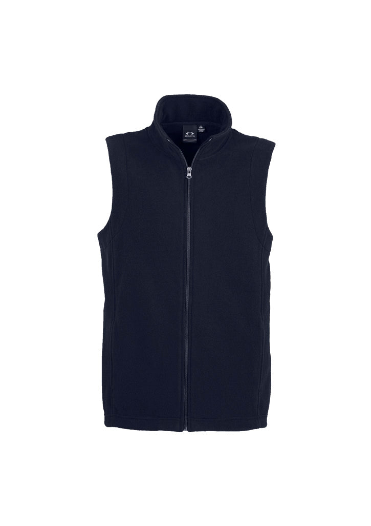 Biz Collection Mens Plain Micro Fleece Vest (F233MN)
