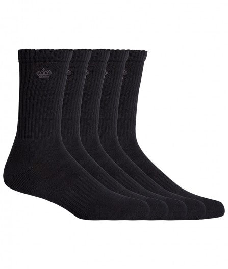 King Gee Men&#39;s Crew Cotton Work Sock-5 Pack (K09035)