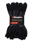 King Gee Men's Crew Cotton Work Sock-5 Pack (K09035)