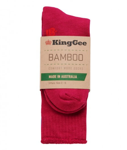 King Gee Women&#39;s Bamboo Work Sock 3 pack (K49271)