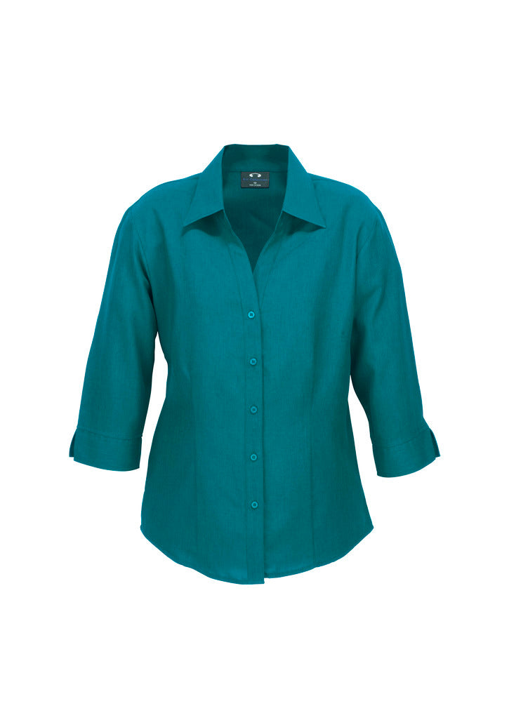 Biz Collection Ladies Plain Oasis 3/4 Sleeve Shirt (LB3600)