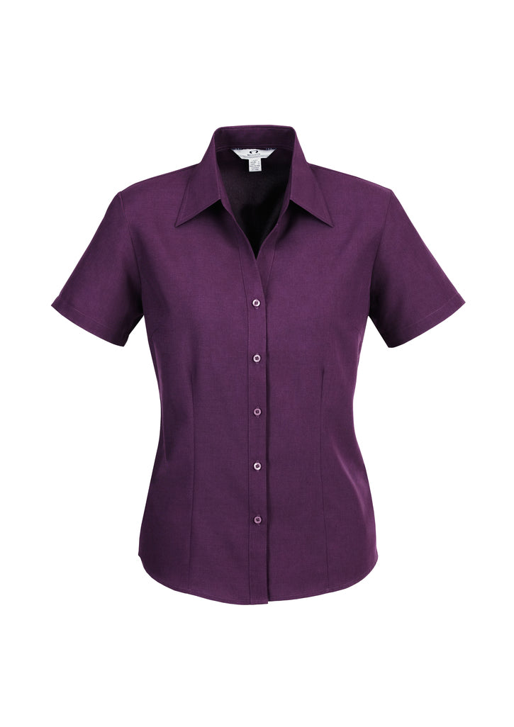 Biz Collection Womens Oasis Short Sleeve Shirt  (LB3601)