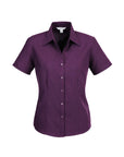 Biz Collection Womens Oasis Short Sleeve Shirt  (LB3601)
