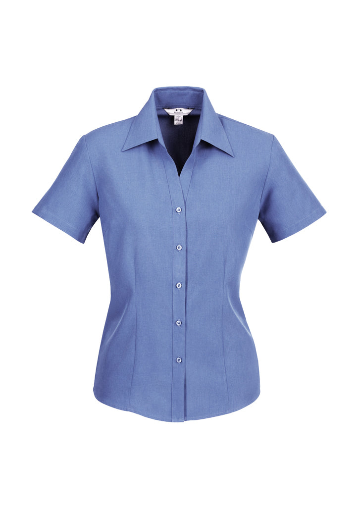 Biz Collection Womens Oasis Short Sleeve Shirt  (LB3601)