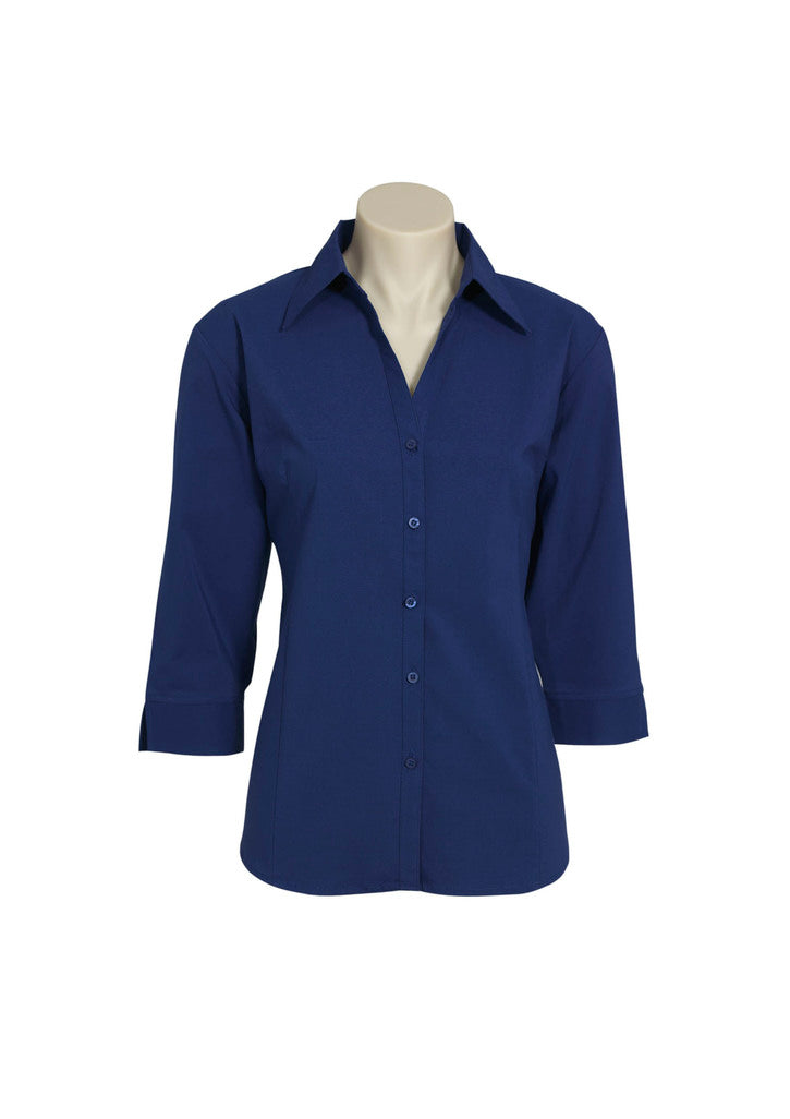 Biz Collection Ladies Metro 3/4 Sleeve Shirt (LB7300)