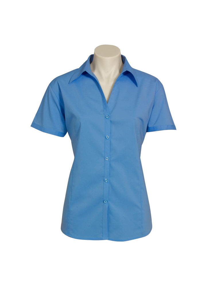 Biz Collection Ladies Metro Short Sleeve Shirt (LB7301)