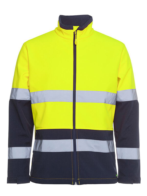 JB's Wear Hi Vis D+N Water Resistant Softshell Jacket (6DWJ)