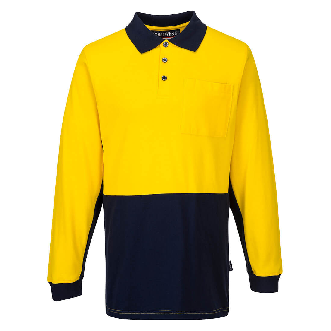 Portwest Long Sleeve Cotton Pique Polo (MD619)
