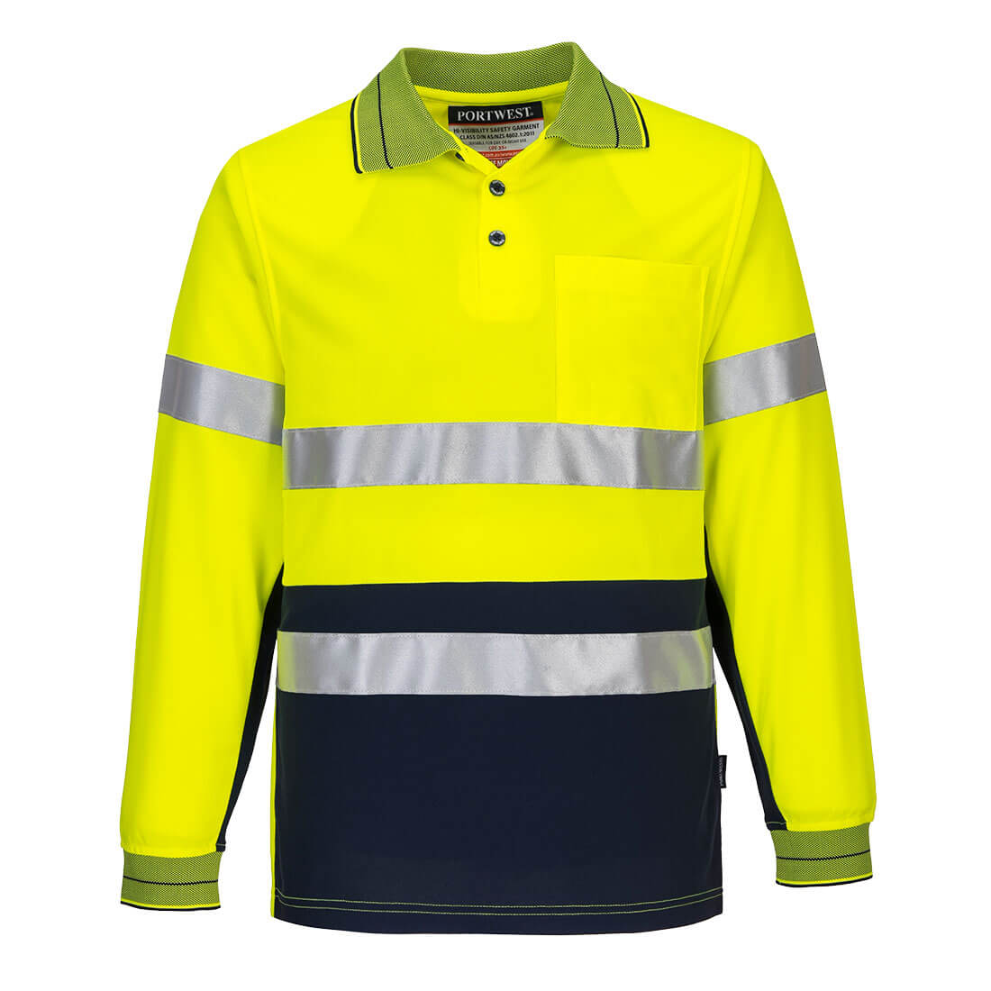 Portwest Long Sleeve Micro Mesh Polo with Tape (MP513)