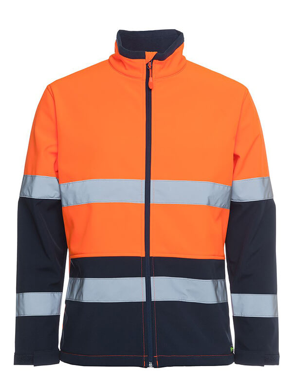 JB's Wear Hi Vis D+N Water Resistant Softshell Jacket (6DWJ)
